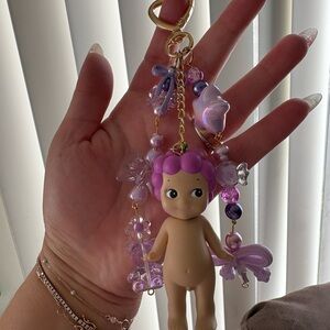 Authentic grape Sonny angel Charm and keychain